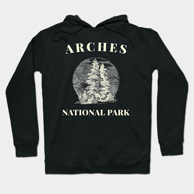 Arches National Park Vintage Hoodie by Insert Place Here